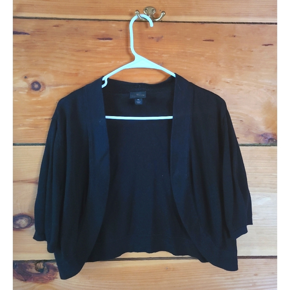 Worthington Black Shrug Cardigan